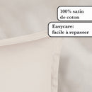 Uni 1 Baratta - Taie D'Oreiller Satin De Coton Uni 1 Baratta Taupe 05