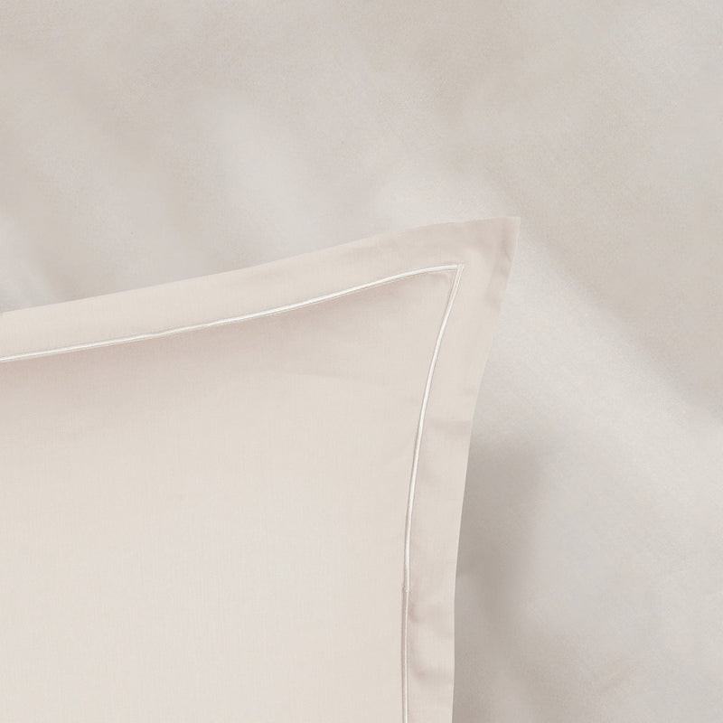 Uni 1 Baratta - Taie D'Oreiller Satin De Coton Uni 1 Baratta Taupe 05