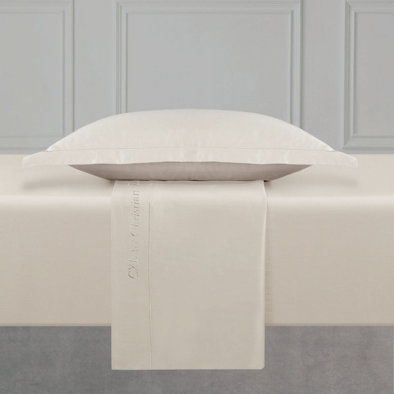 Uni 1 Baratta - Ensemble De Draps Satin De Coton Uni 1 Baratta Taupe 05