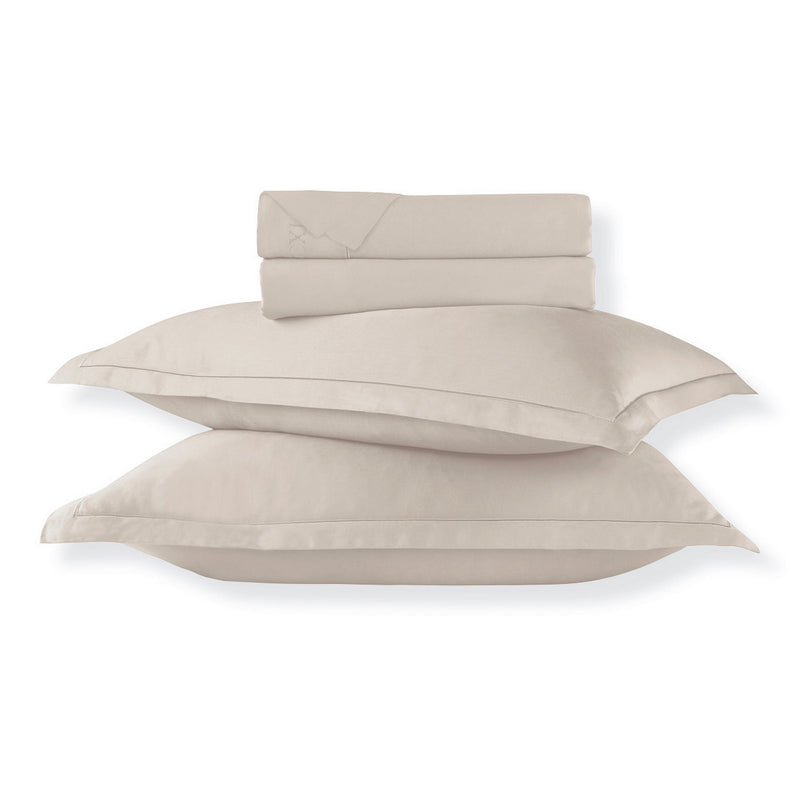 Uni 1 Baratta - Ensemble De Draps Satin De Coton Uni 1 Baratta Taupe 05
