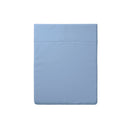 Garden - Drap Plat Satin De Coton Uni Bleu Clair