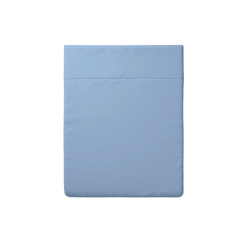 Garden - Drap Plat Satin De Coton Uni Bleu Clair