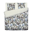 Garden - Housse De Couette Satin De Coton Garden Taupe