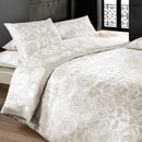 Love Stories - Taie De Traversin Satin De Coton Love Stories Taupe