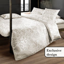 Love Stories - Taie De Traversin Satin De Coton Love Stories Taupe