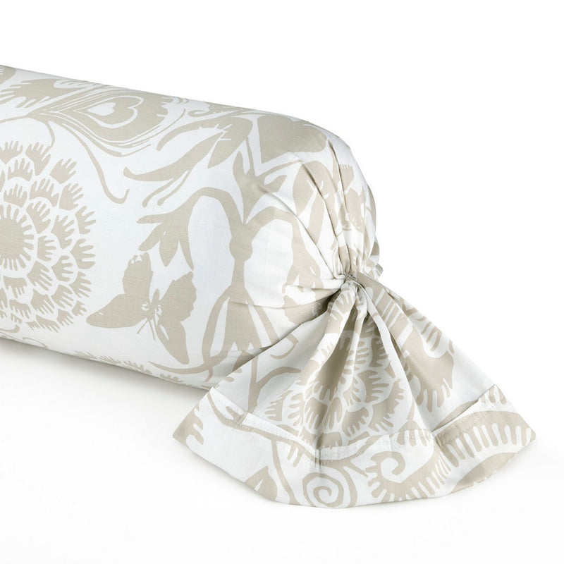 Love Stories - Taie De Traversin Satin De Coton Love Stories Taupe