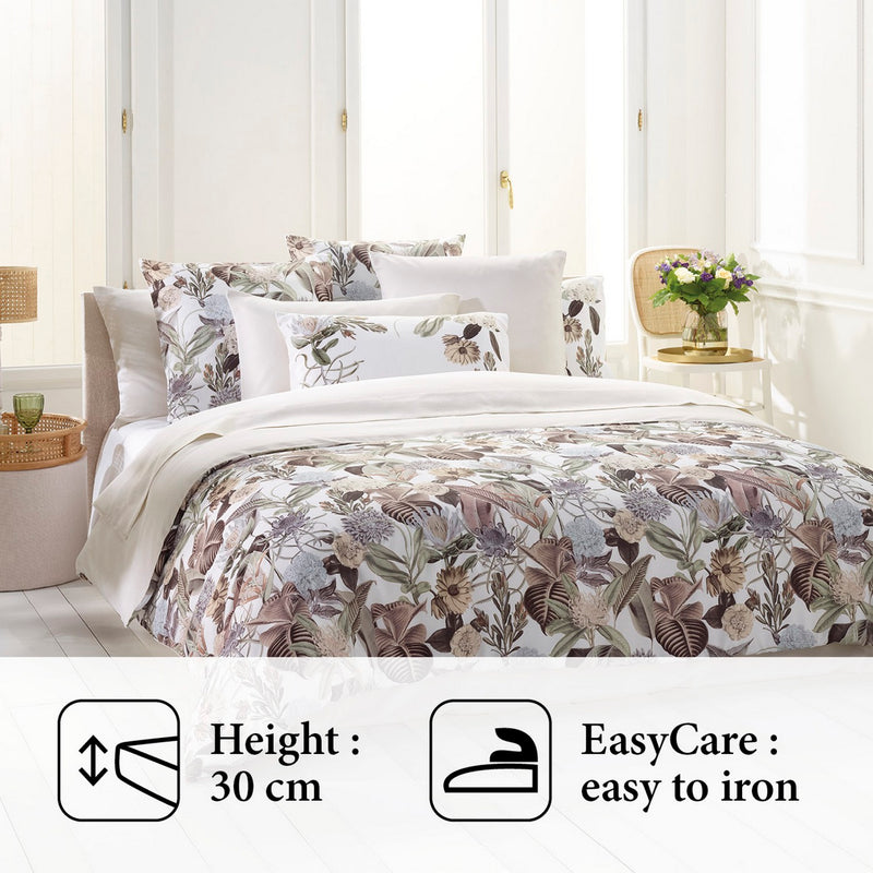 Garden - Drap-Housse Satin De Coton Garden Micro Taupe