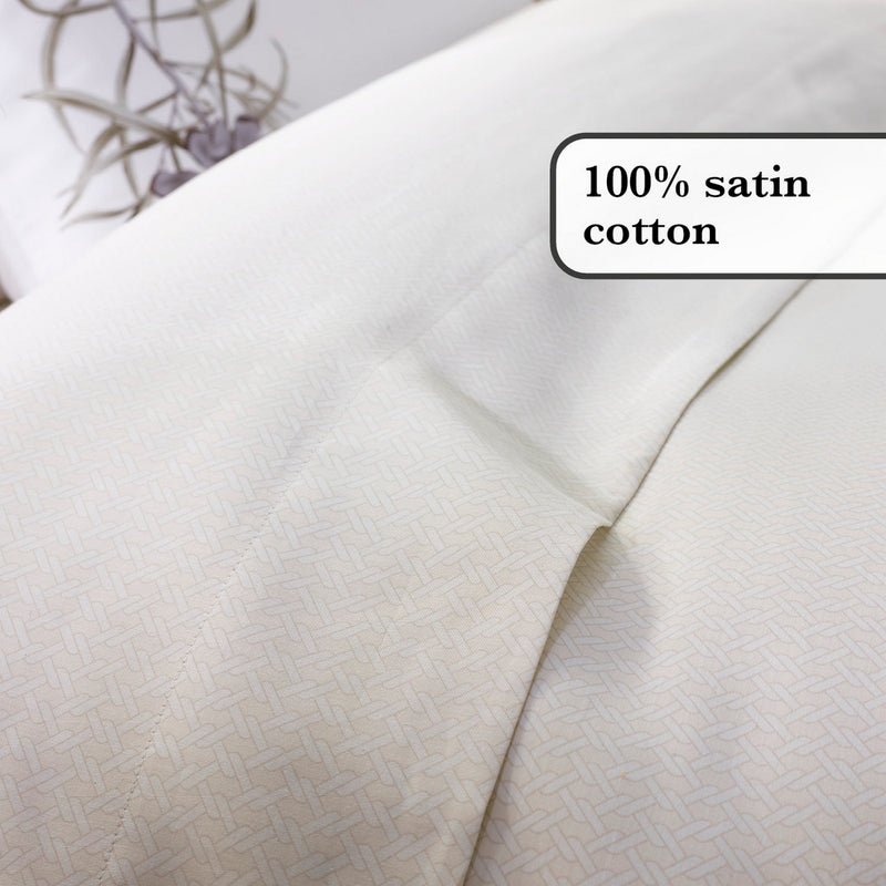 Garden - Drap-Housse Satin De Coton Garden Micro Taupe