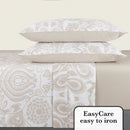 Love Stories - Ensemble De Draps Satin De Coton Love Stories Taupe