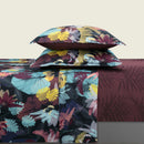 Tanzanie - Ensemble De Draps Satin De Coton Tanzanie Prune