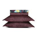 Areca - Ensemble De Draps Satin De Coton Areca Prune