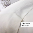 Garden - Drap Plat Satin De Coton Garden Micro Taupe
