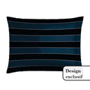 Eclipse - Taie D'Oreiller Satin De Coton Panorama Bleu Foncé