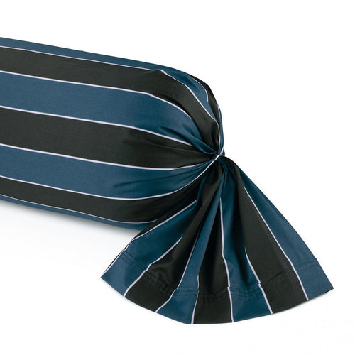 Eclipse - Taie De Traversin Satin De Coton Eclipse Bleu Foncé