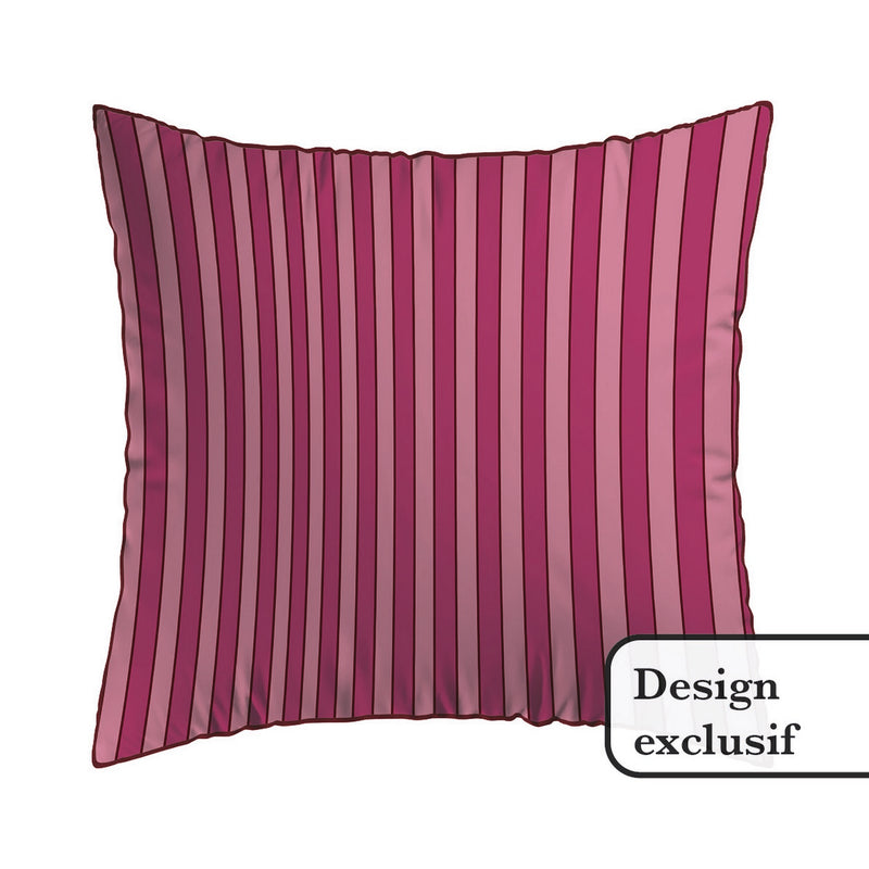Eclat - Taie D'Oreiller Satin De Coton Eclat Rose