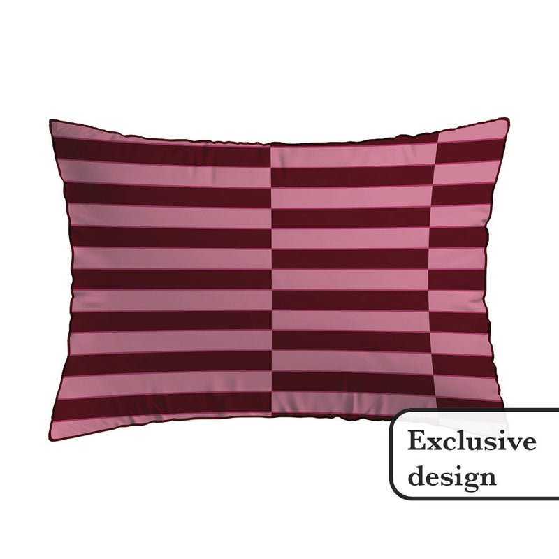 Eclat - Taie D'Oreiller Satin De Coton Faisceau / Eclat Rose