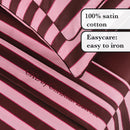 Eclat - Drap Plat Satin De Coton Eclat Rose