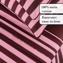 Eclat - Ensemble De Draps Satin De Coton Eclat Rose