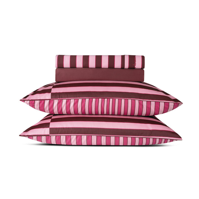 Eclat - Ensemble De Draps Satin De Coton Eclat Rose