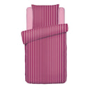Faisceau - Housse De Couette + Taie(s) D'Oreiller Satin De Coton Faisceau Rose