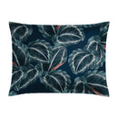 Calathea - Taie D'Oreiller Satin De Coton Tigelle Bleu Foncé