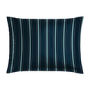 Calathea - Taie D'Oreiller Satin De Coton Tigelle Bleu Foncé