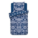 Passementerie - Housse De Couette + Taie(s) D'Oreiller Satin De Coton Passementerie Bleu
