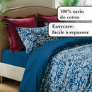 Passementerie - Drap Plat Satin De Coton Passementerie Bleu