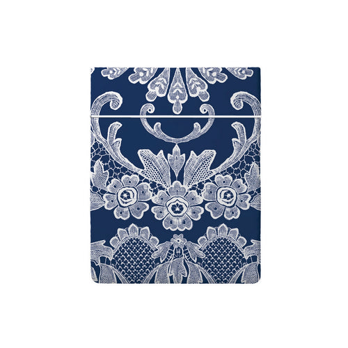 Passementerie - Drap Plat Satin De Coton Passementerie Bleu