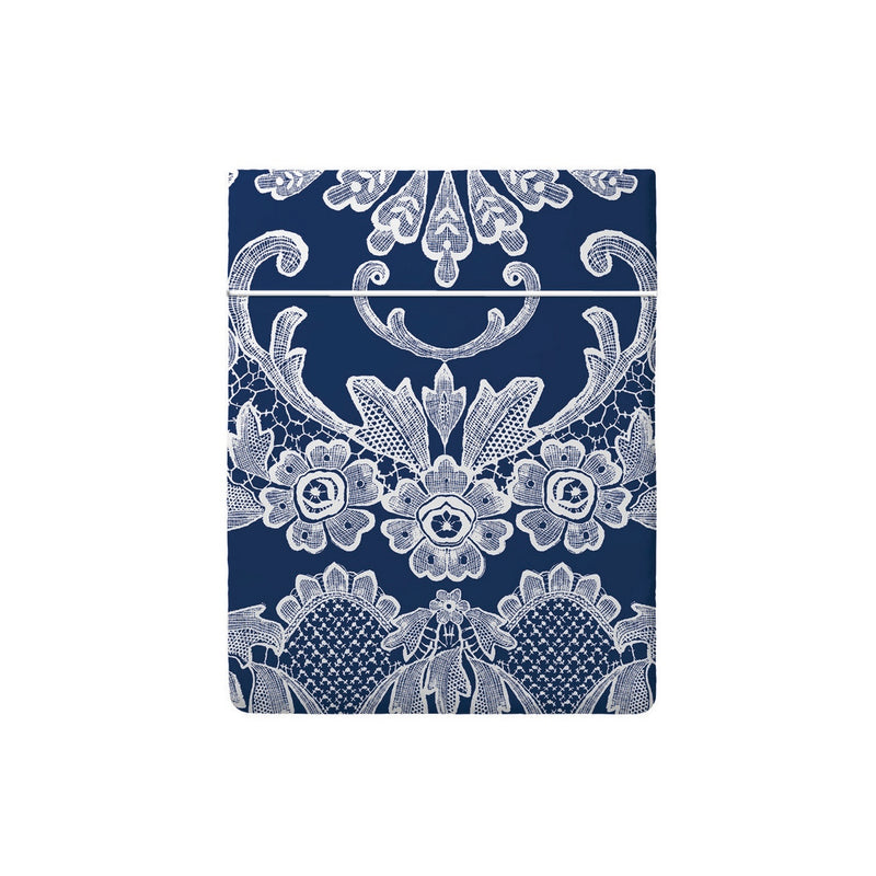 Passementerie - Drap Plat Satin De Coton Passementerie Bleu