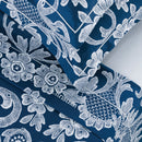 Passementerie - Ensemble De Draps Satin De Coton Passementerie Bleu