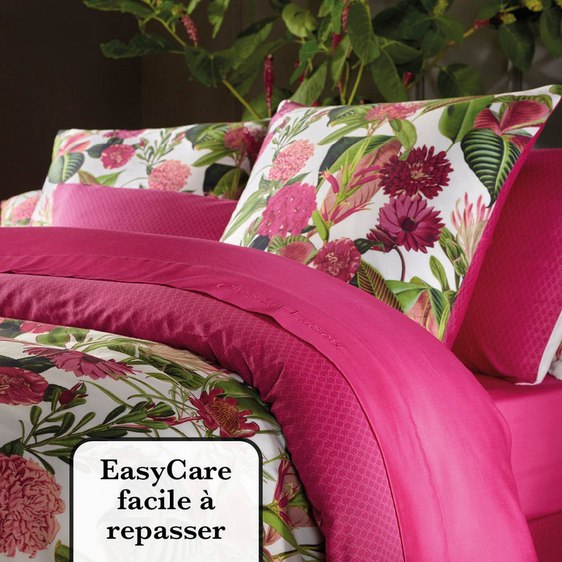 Garden - Drap Plat Satin De Coton Garden Micro Fuchsia