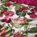 Garden - Set De 2 Taies D'Oreiller Satin De Coton Garden Fuchsia