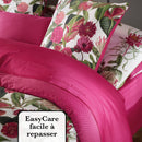 Garden - Set De 2 Taies D'Oreiller Satin De Coton Garden Fuchsia