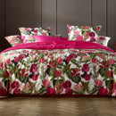 Garden - Set De 2 Taies D'Oreiller Satin De Coton Garden Fuchsia