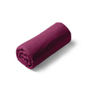 Arty Flowers - Drap-Housse Satin De Coton Pollen Prune