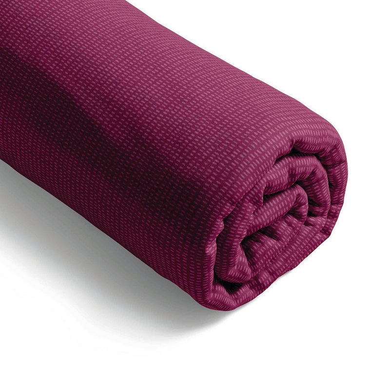 Arty Flowers - Drap-Housse Satin De Coton Pollen Prune