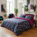 Arty Flowers - Drap-Housse Satin De Coton Pollen Prune