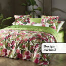 Garden - Housse De Couette + Taie(s) D'Oreiller Satin De Coton Garden Vert