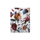 Arty Flowers - Drap Plat Satin De Coton Arty Flowers Blanc