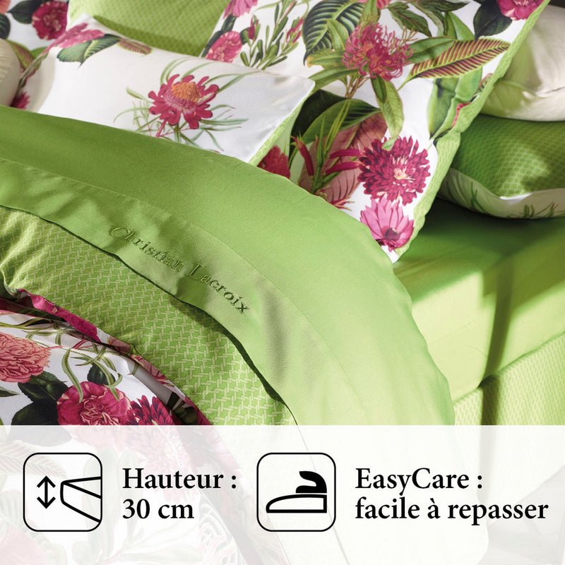 Garden - Drap-Housse Satin De Coton Garden Micro Vert