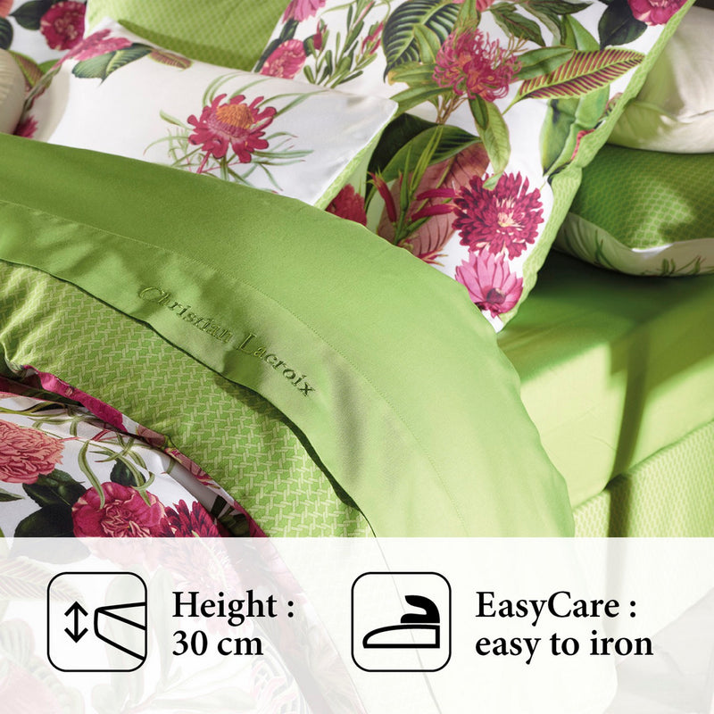 Garden - Drap-Housse Satin De Coton Garden Micro Vert