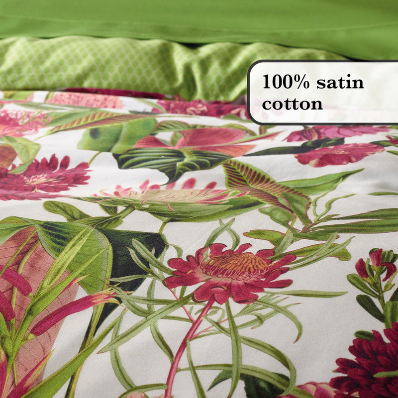 Garden - Drap-Housse Satin De Coton Garden Micro Vert