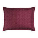 Fleurs Pastel - Taie D'Oreiller Satin De Coton Pollen / Fleurs Pastel Bordeaux