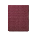 Fleurs Pastel - Drap Plat Satin De Coton Pollen Bordeaux