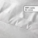 Love Stories
 Jacquard - Drap-Housse Bébé Satin De Coton Uni Blanc