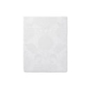 Jacquard - Drap Plat Bébé Satin De Coton Tissé Jacquard Arles Blanc