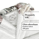 Garden - Peignoir Avec Capuche En Coton Ultra Absorbant - Garden Blanc