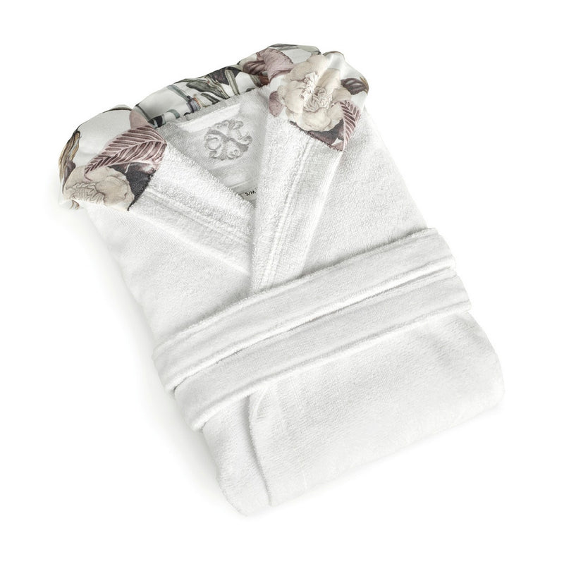 Garden - Peignoir Avec Capuche En Coton Ultra Absorbant - Garden Blanc