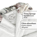 Garden - Peignoir Avec Capuche En Coton Ultra Absorbant - Garden Blanc